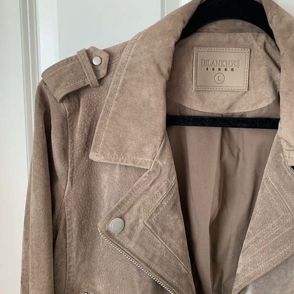 BlankNYC Suede Jacket in Sand Stoner large. - Picture 4 of 7